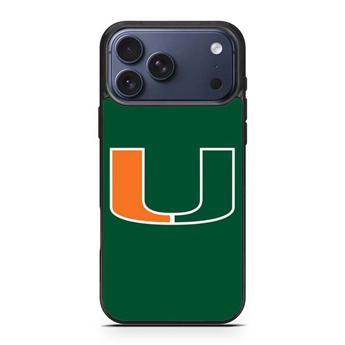 Miami Hurricanes 01 iPhone 17 Pro Max Case