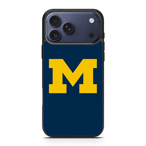 Michigan Wolverines 01 iPhone 17 Pro Max Case