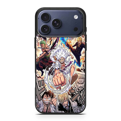 One Piece Luffy Zoro and Sanji iPhone 17 Pro Max Case