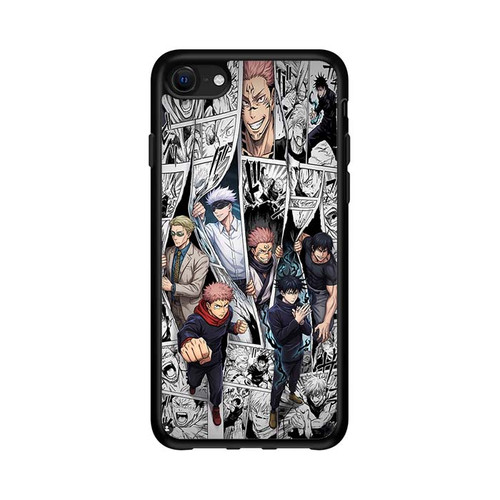 Jujutsu Kaisen Characters Comic Art iPhone 16e Case