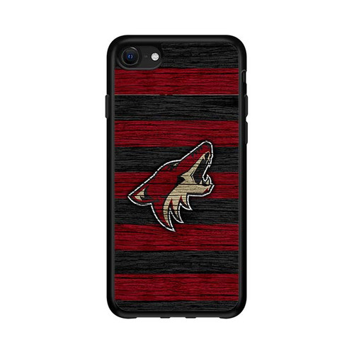 Arizona Coyotes Wooden Pattern iPhone 16e Case