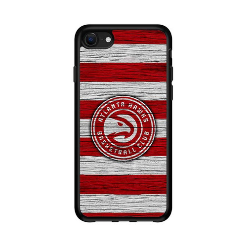 Atlanta Hawks Wooden Pattern iPhone 16e Case
