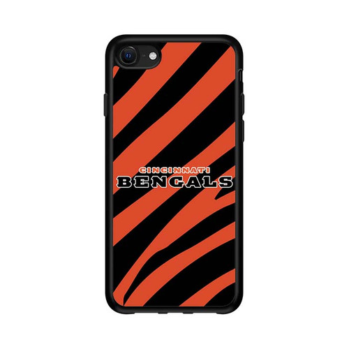 Cincinnati Bengals Tiger Pattern iPhone 16e Case