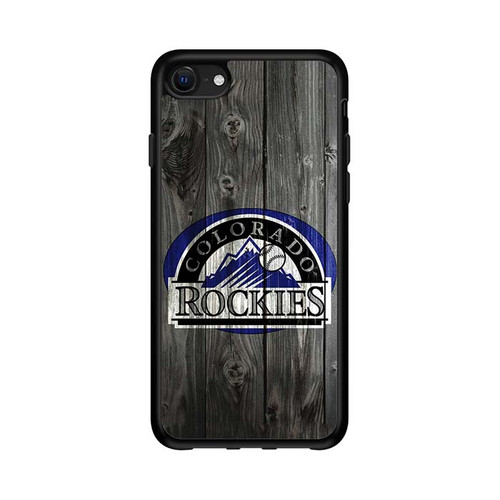 Colorado Rockies Wooden Pattern iPhone 16e Case