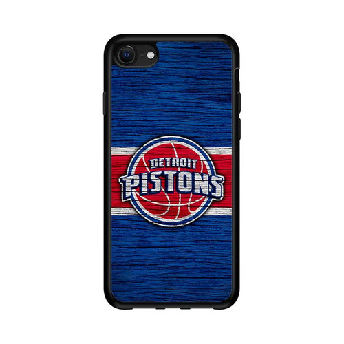 Detroit Pistons Wooden Pattern 02 iPhone 16e Case