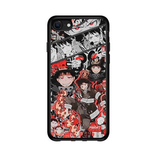 Fire Force Collage Shinra Kusakabe iPhone 16e Case