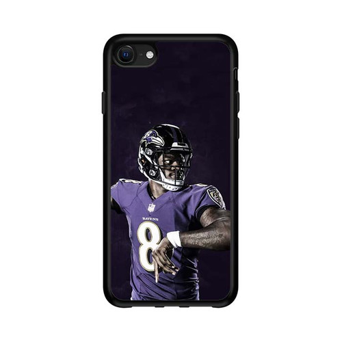 Lamar Jackson Baltimore Ravens 01 iPhone 16e Case