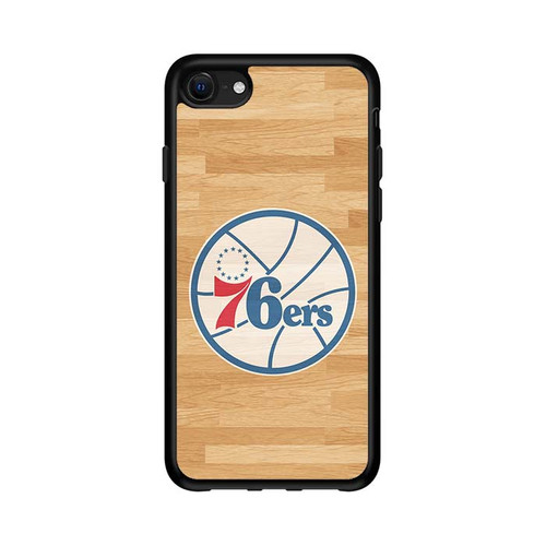 Philadelphia 76ers Wooden Pattern iPhone 16e Case