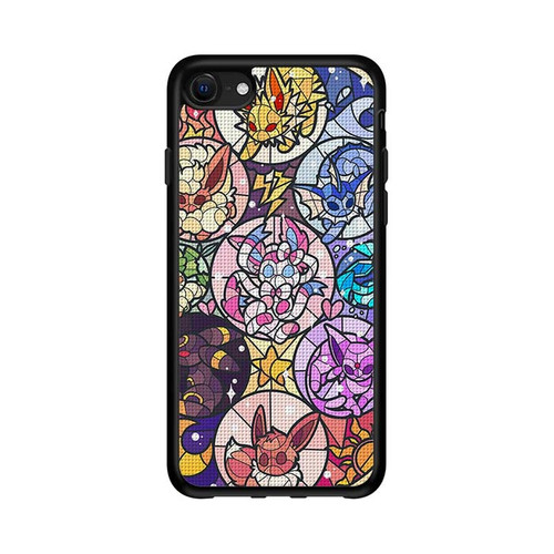 Pokemon Stained Glass Look iPhone 16e Case