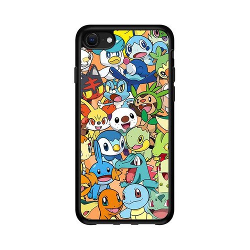 Pokemon starter collage iPhone 16e Case