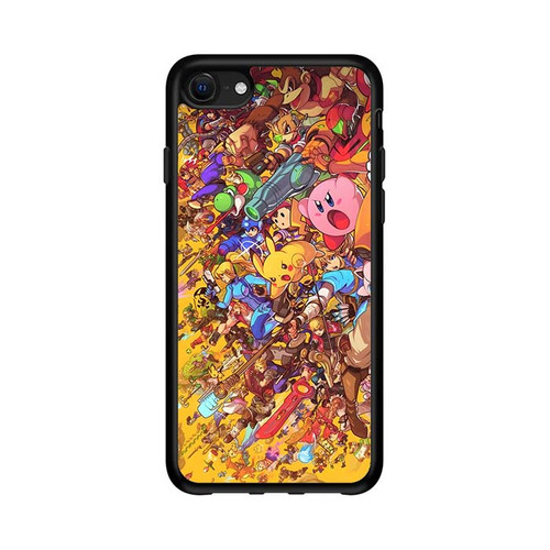 Super Smash Bros Ultimate Mural iPhone 16e Case
