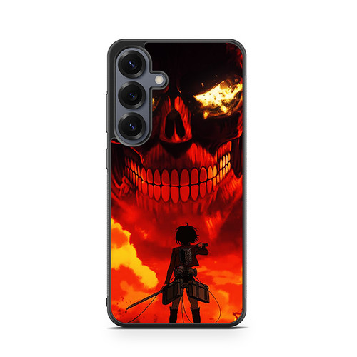Attack on Titan Mikasa Vs Titan Samsung Galaxy S26 Case
