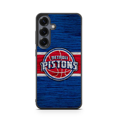 Detroit Pistons Wooden Pattern 02 Samsung Galaxy S26 Case