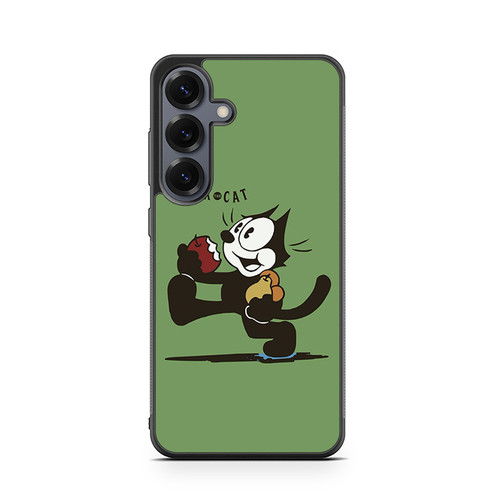 Felix The Cat Eat Apple Samsung Galaxy S26 Case