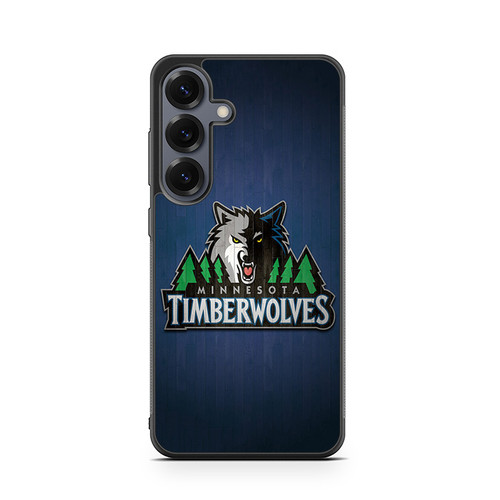 Minnesota Timberwolves Wooden Pattern Samsung Galaxy S26 Case