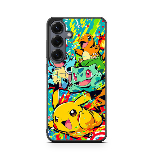 Pokemon Bulbasaur Charmander Squirtl and  Pikachu Samsung Galaxy S26 Case