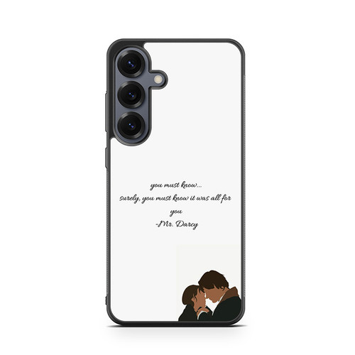 Pride and Prejudice Quote Samsung Galaxy S26 Case