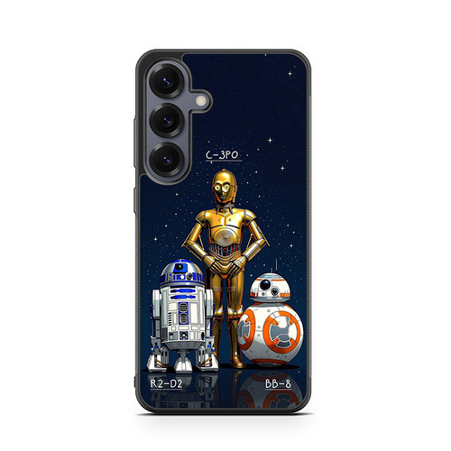 Star Wars Saga C-3PO R2-D2 BB-8 Samsung Galaxy S26 Case