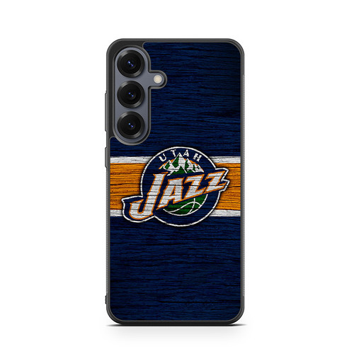 Utah Jazz Wooden Pattern Samsung Galaxy S26 Case
