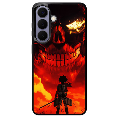 Attack on Titan Mikasa Vs Titan Samsung Galaxy S26+ Case