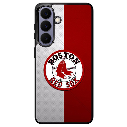 Boston Red Sox Crimson Grid Samsung Galaxy S26+ Case