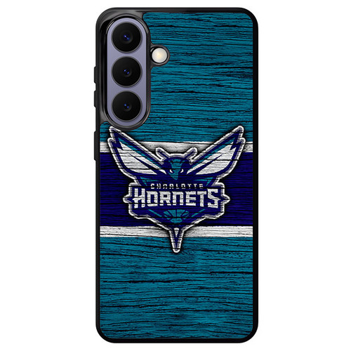 Charlotte Hornets Wooden Pattern Samsung Galaxy S26+ Case