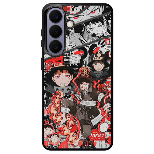 Fire Force Collage Shinra Kusakabe Samsung Galaxy S26+ Case