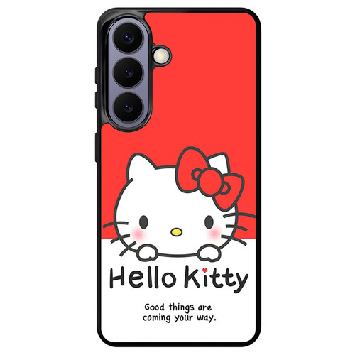 Hello Kitty Quotes Samsung Galaxy S26+ Case