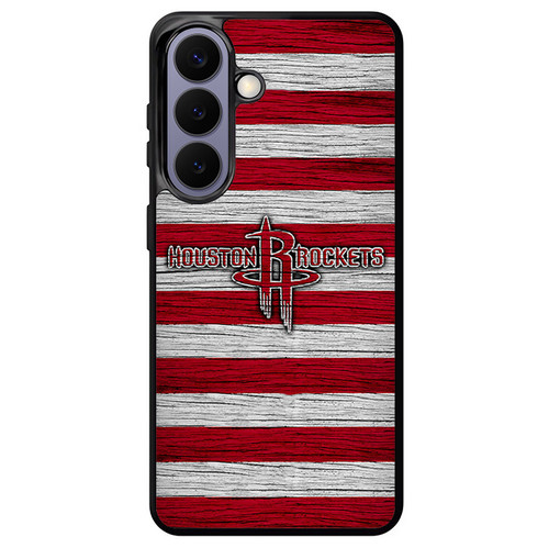 Houston Rockets Wooden Pattern Samsung Galaxy S26+ Case
