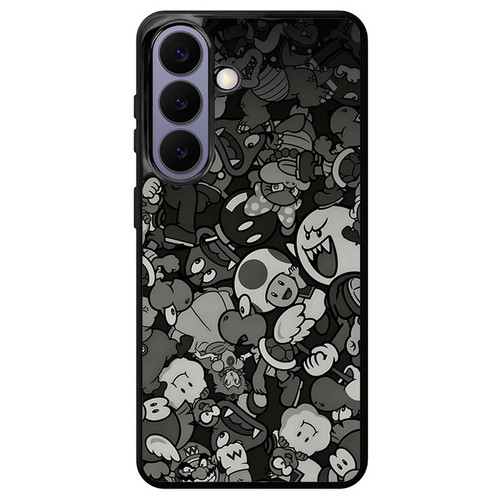 Mario Luigi Bowser Toad Boo and Wario Samsung Galaxy S26+ Case