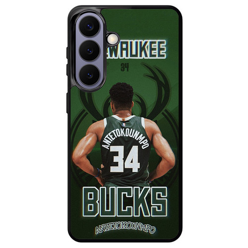 Milwaukee Bucks Antetokounmpo 34 Samsung Galaxy S26+ Case