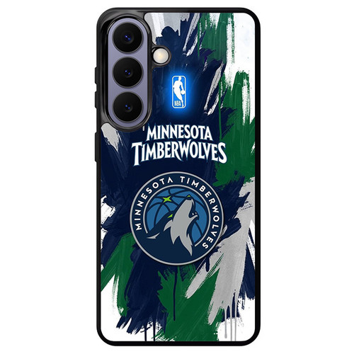 Minnesota Timberwolves Wolf and North Samsung Galaxy S26+ Case