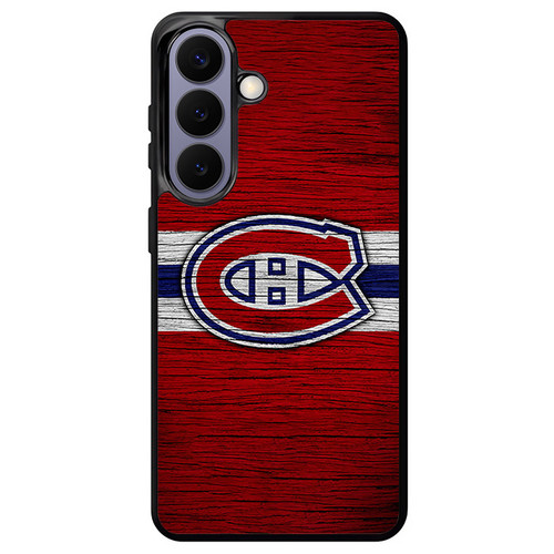 Montreal Canadiens Wooden Pattern Samsung Galaxy S26+ Case