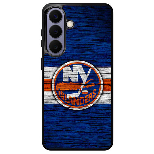 New York Islanders Wooden Pattern Samsung Galaxy S26+ Case