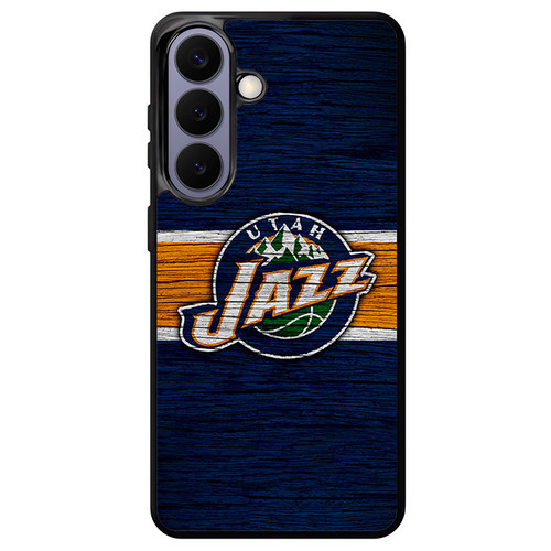Utah Jazz Wooden Pattern Samsung Galaxy S26+ Case