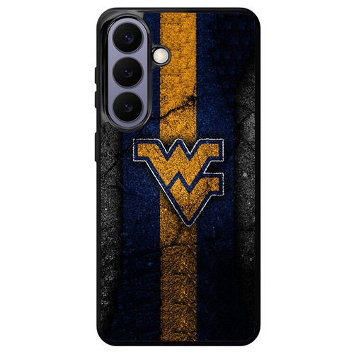 West Virginia Mountaineers Asphalt Texture Samsung Galaxy S26+ Case