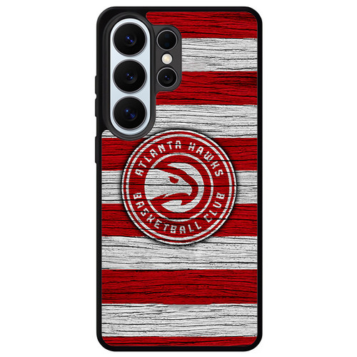 Atlanta Hawks Wooden Pattern Samsung Galaxy S26 Ultra Case