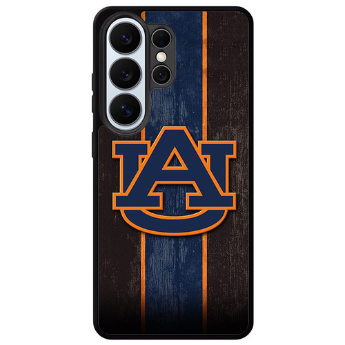 Auburn Tigers Wooden Pattern Samsung Galaxy S26 Ultra Case