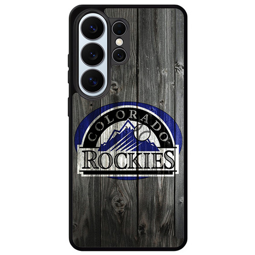 Colorado Rockies Wooden Pattern Samsung Galaxy S26 Ultra Case