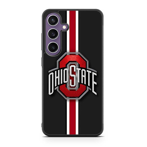 Ohio State Buckeyes Logo Red Stripe Samsung Galaxy S23 Case