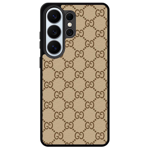 Gucci Leather Pattern Samsung Galaxy S26 Ultra Case