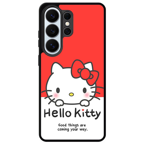 Hello Kitty Quotes Samsung Galaxy S26 Ultra Case