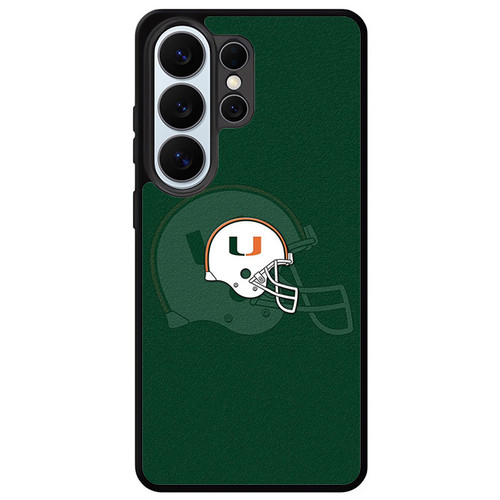 Miami Hurricanes Helmet Samsung Galaxy S26 Ultra Case