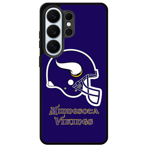 Minnesota Vikings Helmet Samsung Galaxy S26 Ultra Case