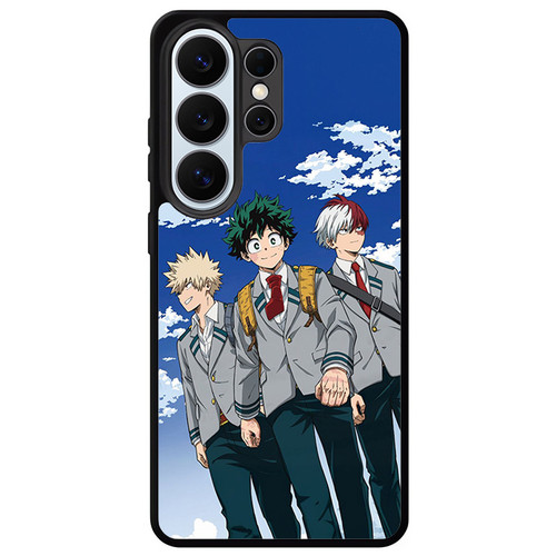 My Hero Academia Bakugo Midoriya and Todoroki Samsung Galaxy S26 Ultra Case