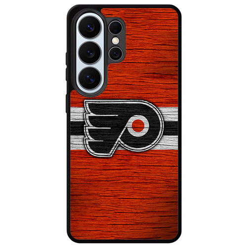 Philadelphia Flyers Wooden Pattern Samsung Galaxy S26 Ultra Case