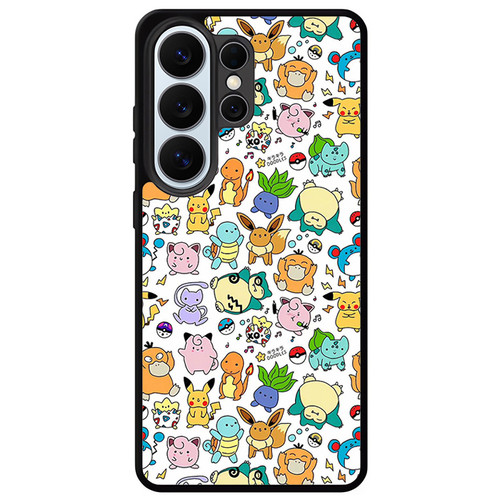 Pokemon Snorlax Eevee and Bulbasaur Samsung Galaxy S26 Ultra Case