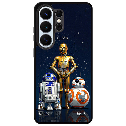 Star Wars Saga C-3PO R2-D2 BB-8 Samsung Galaxy S26 Ultra Case