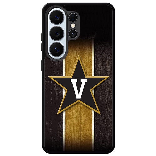 Vanderbilt Commodores Wooden Pattern Samsung Galaxy S26 Ultra Case
