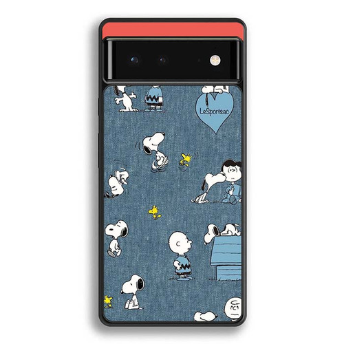 Charlie Brown and Snoopy Playtime Motorola Google Pixel 6 Case